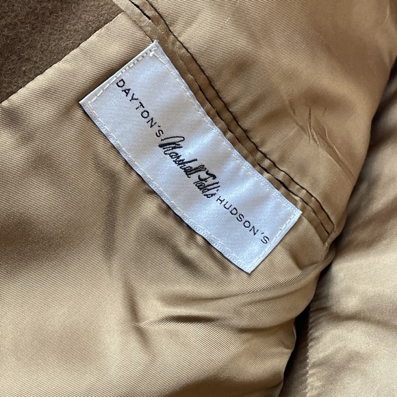 Vintage Bill Blass Camel Hair Blazer Jacket Suit Coat Mens Tan Two Button 44 R - Picture 4 of 10